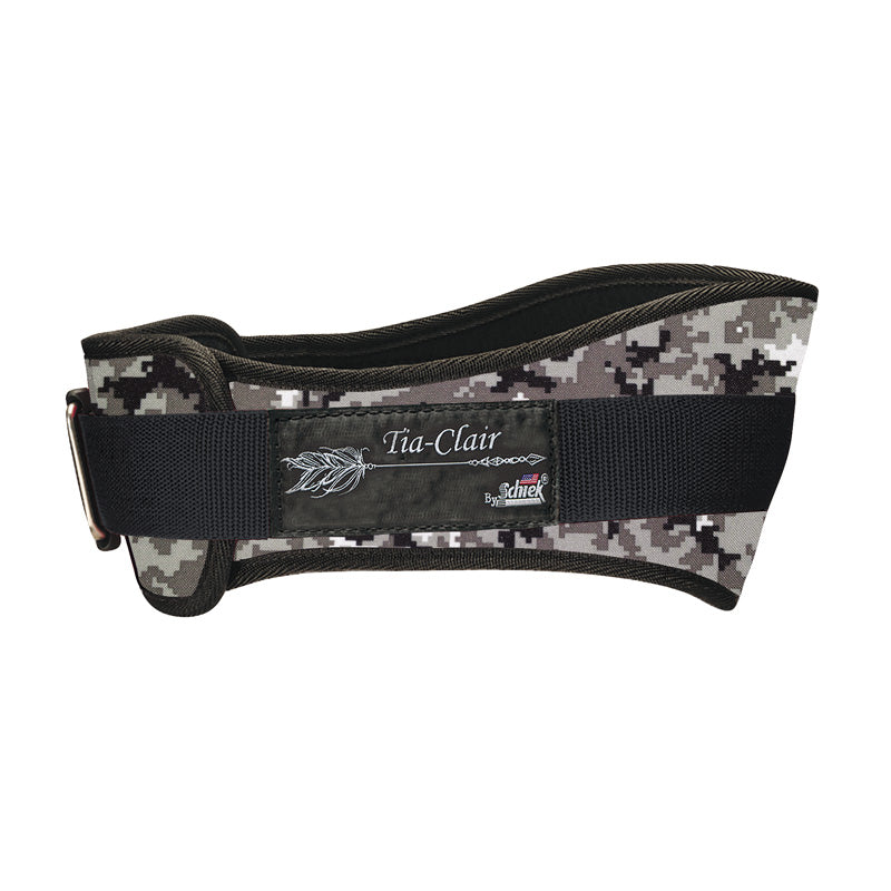 Schiek 2004 Weight Lifting Belt for Men & Women - Tia Clair Digi Camo Design - Premium Powerlifting & Weight Training Support - Ideal for CrossFit, Gym Workouts & Strength Training