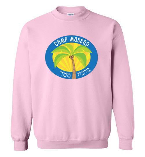 Massad Crewneck Sweatshirt for Men & Women | Soft Cotton Pullover Sweater | Casual Comfort Wear for Everyday, Lounge & Outdoor Activities