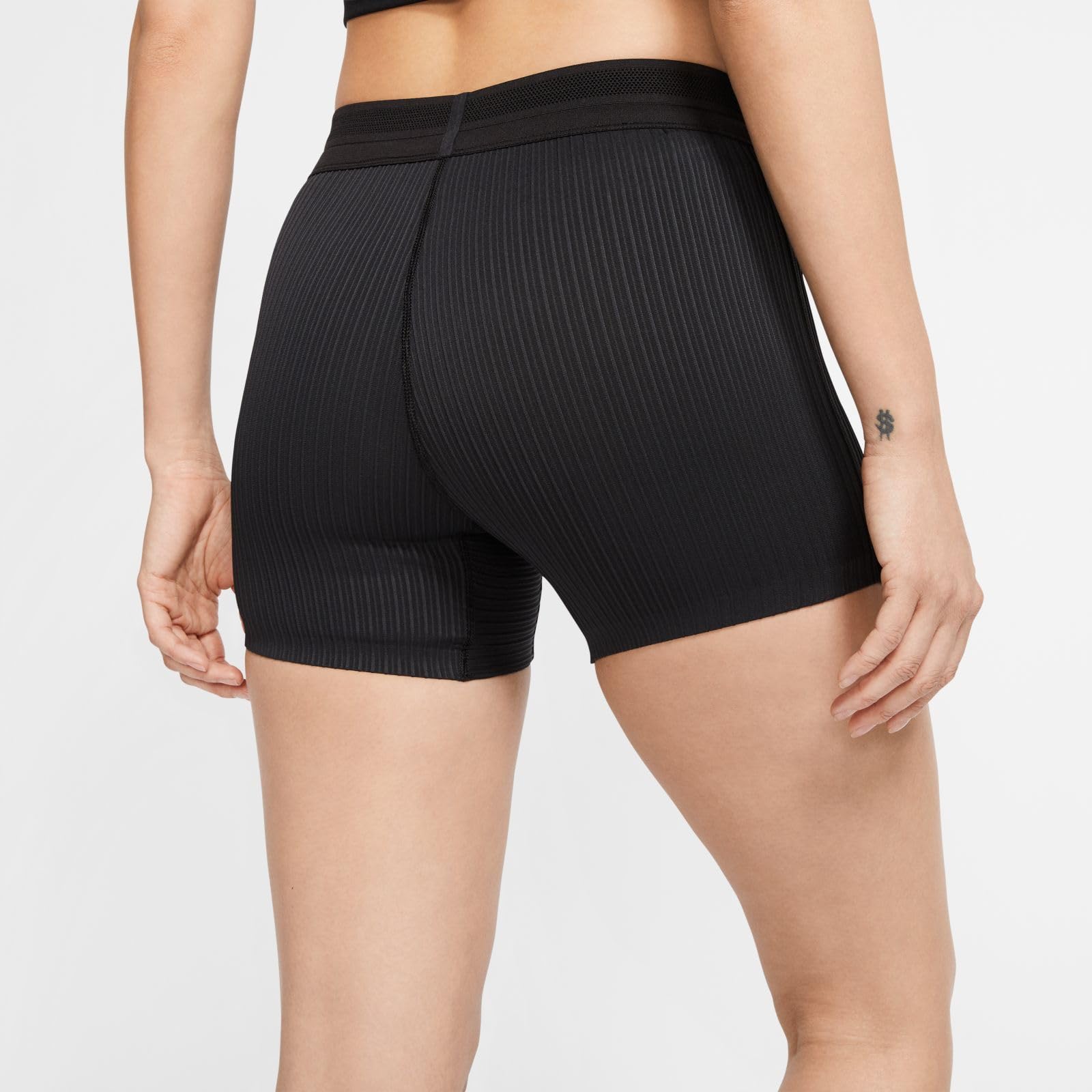 Nike AeroSwift Women's Running Shorts - Breathable High-Waist Workout Shorts for Yoga, Gym & Training - Black Athletic Shorts for Women