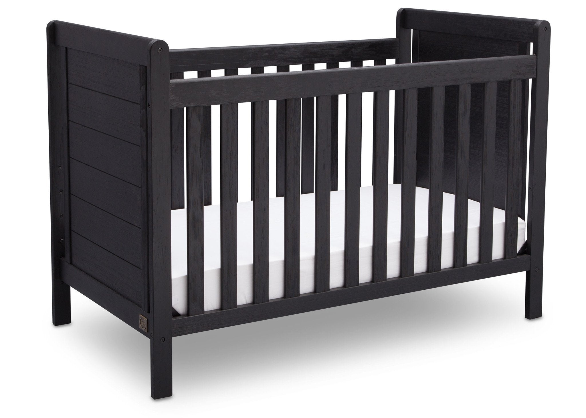 4-in-1 Convertible Baby Crib with Changing Table - White Modern Nursery Furniture for Toddlers & Newborns - Perfect for Small Spaces & Daycare Centers