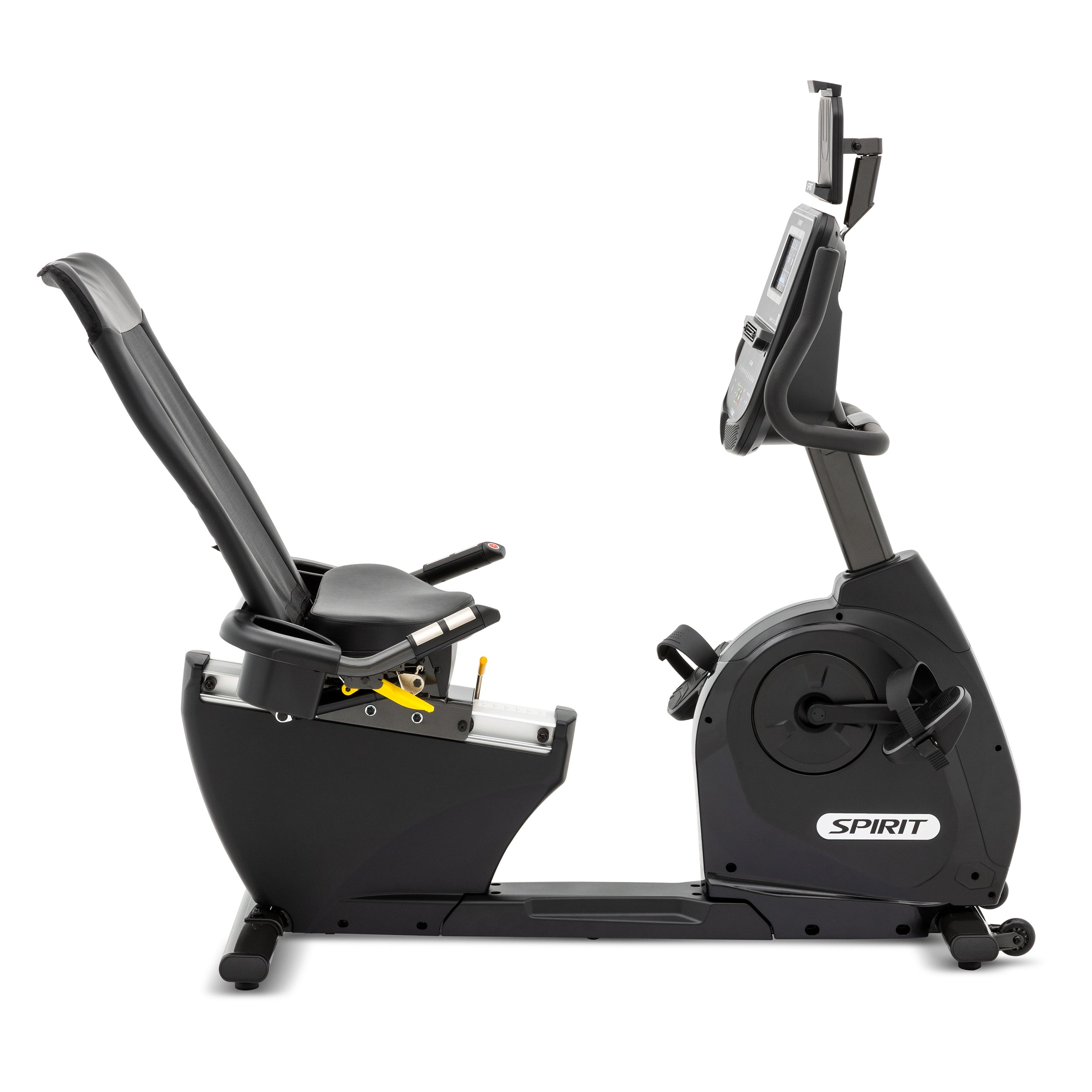 Spirit XBR95 Recumbent Exercise Bike for Home Gym - Low Impact Cardio Workout Equipment for Seniors & Rehabilitation - Perfect for Small Spaces & Indoor Cycling Training