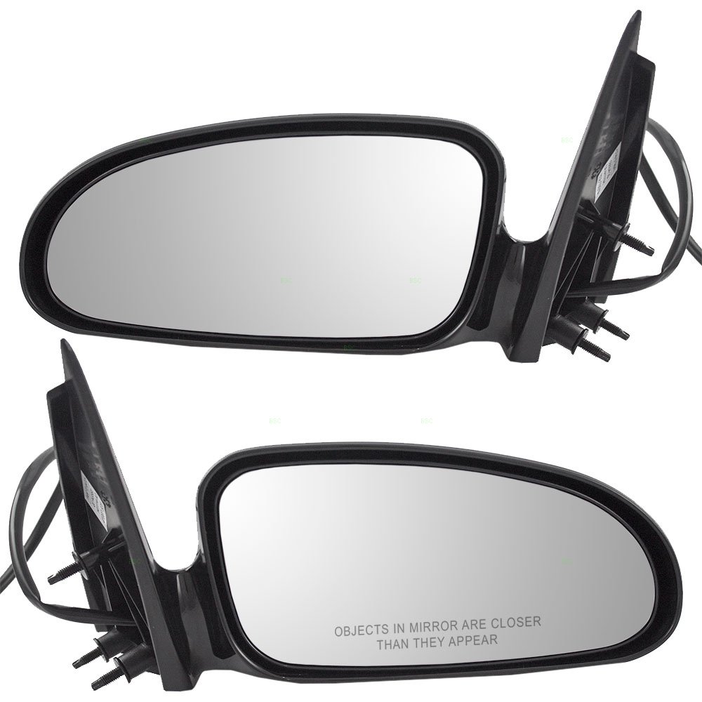 **Brock Replacement Power Side Door Mirrors Set (Driver & Passenger) – Ready-to-Paint, Compatible with 2000-2005 Pontiac Bonneville (Part #25736283, 25736282) – Perfect for Auto Repair & Custom Upgrades**