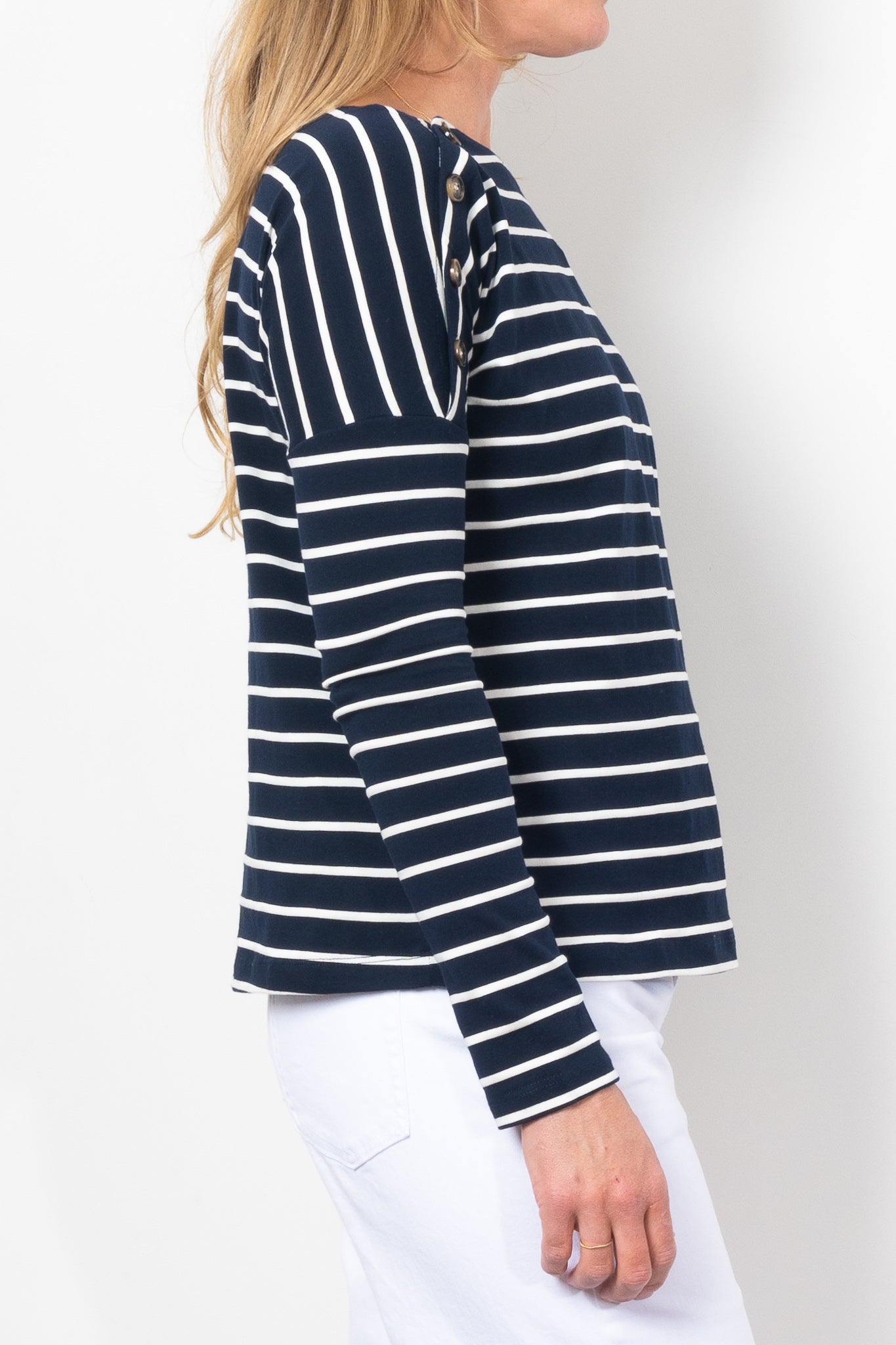 Kireina Juliette Striped Women's Tops - Casual Short Sleeve Blouse for Summer Outfits & Beach Wear