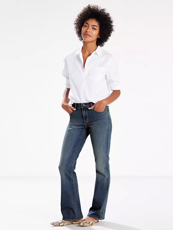 Levi's 392520002 Women's Classic Bootcut Jeans - Medium Wash Denim | Perfect for Casual Wear & Everyday Outfits