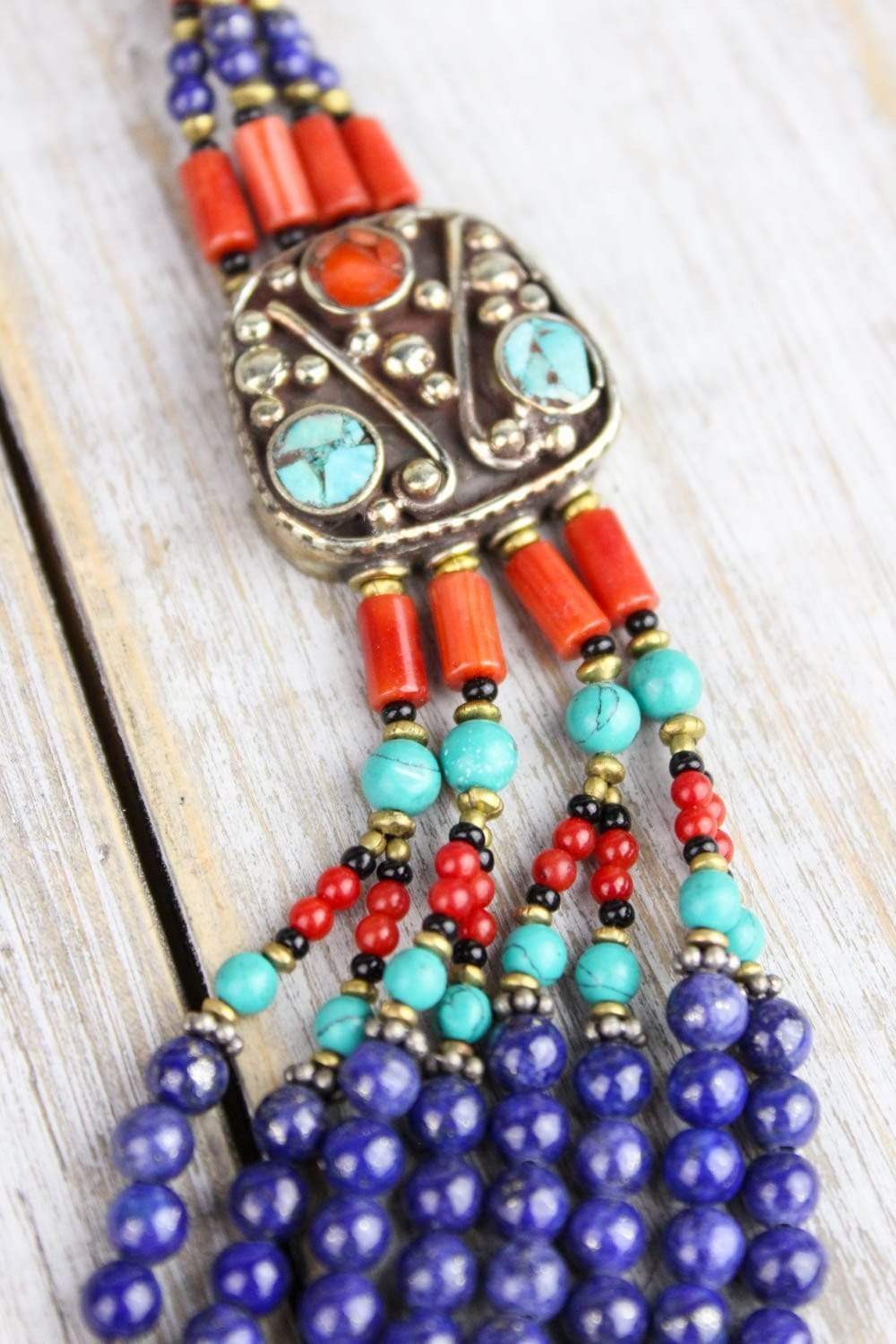 Exquisite Tibetan Handmade Necklace - Authentic Ethnic Jewelry for Women | Perfect for Boho Fashion, Festivals & Spiritual Occasions