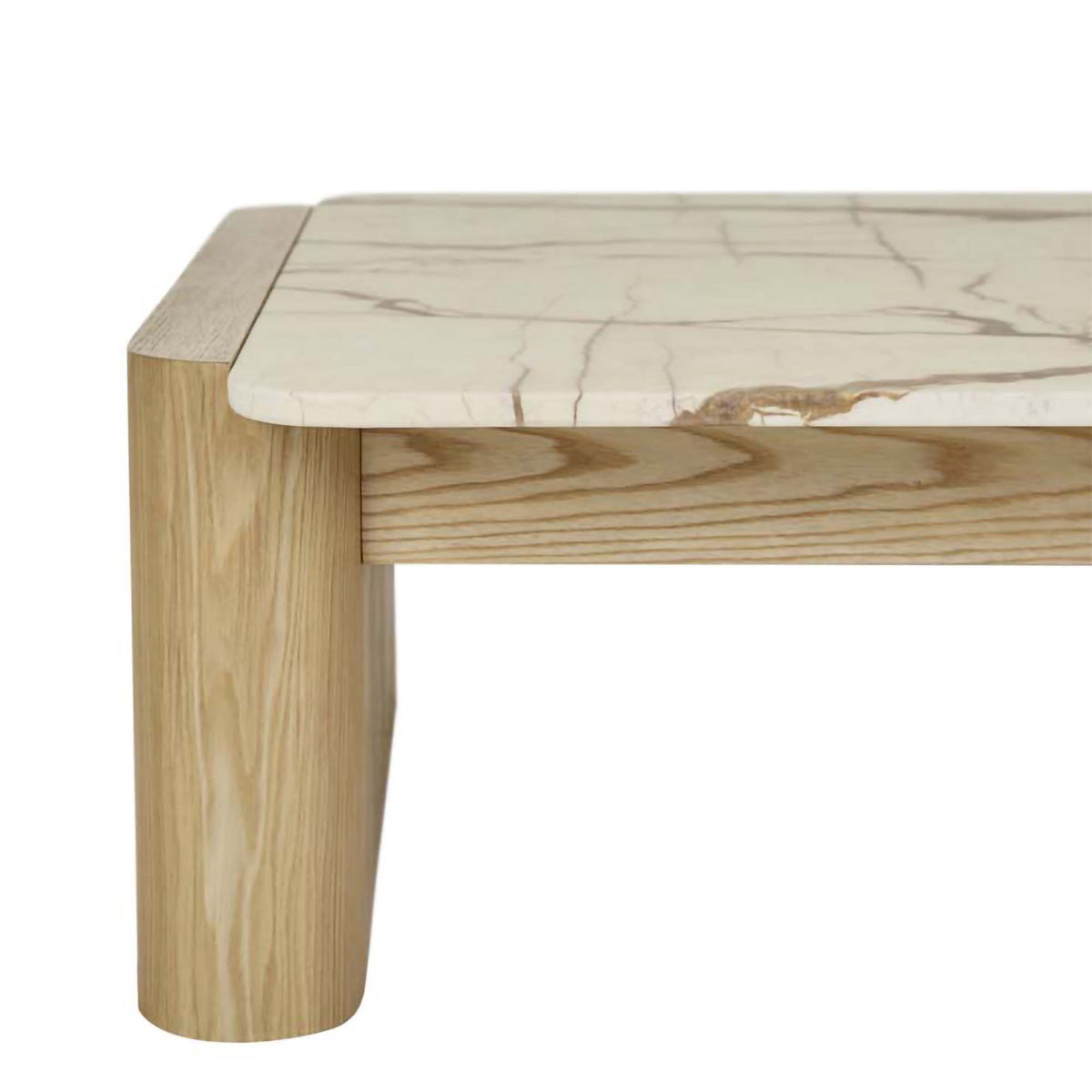 Floyd Marble Square Coffee Table - Modern Minimalist Living Room Furniture for Small Spaces | Perfect for Apartments, Lofts & Home Decor