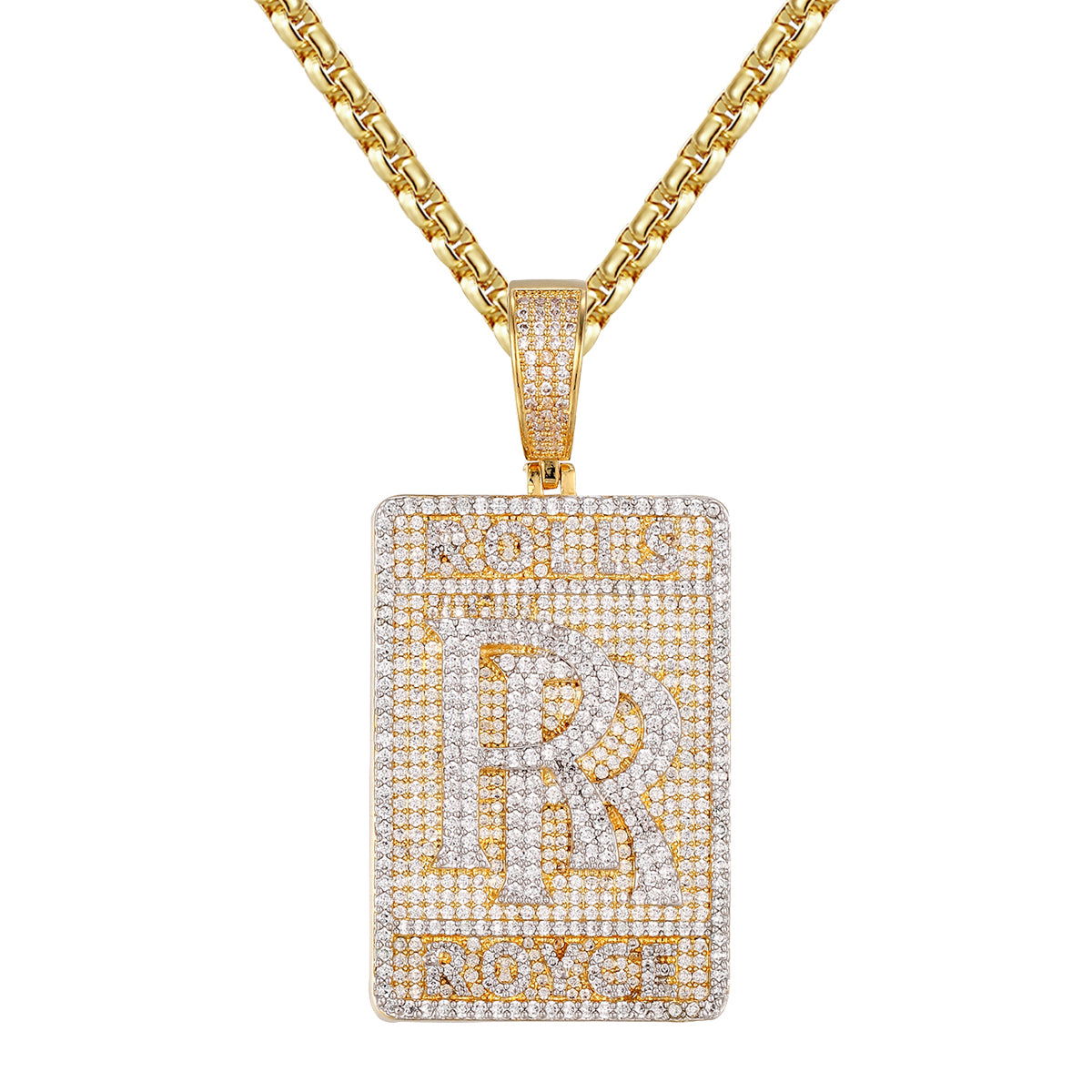 Custom Luxury Car Logo Hip Hop Dog Tag Chain Set for Men & Women - Personalized Car Enthusiast & Hip Hop Fashion Jewelry Gift for Parties & Streetwear
