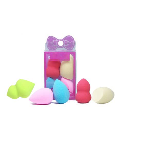 Sunaina Mini Makeup Sponge Blender Set - 5 Pack for Eyeshadow, Foundation, Powder & Contouring | Soft Beauty Blender for Flawless Application | Perfect for Travel & Professional Makeup Kits