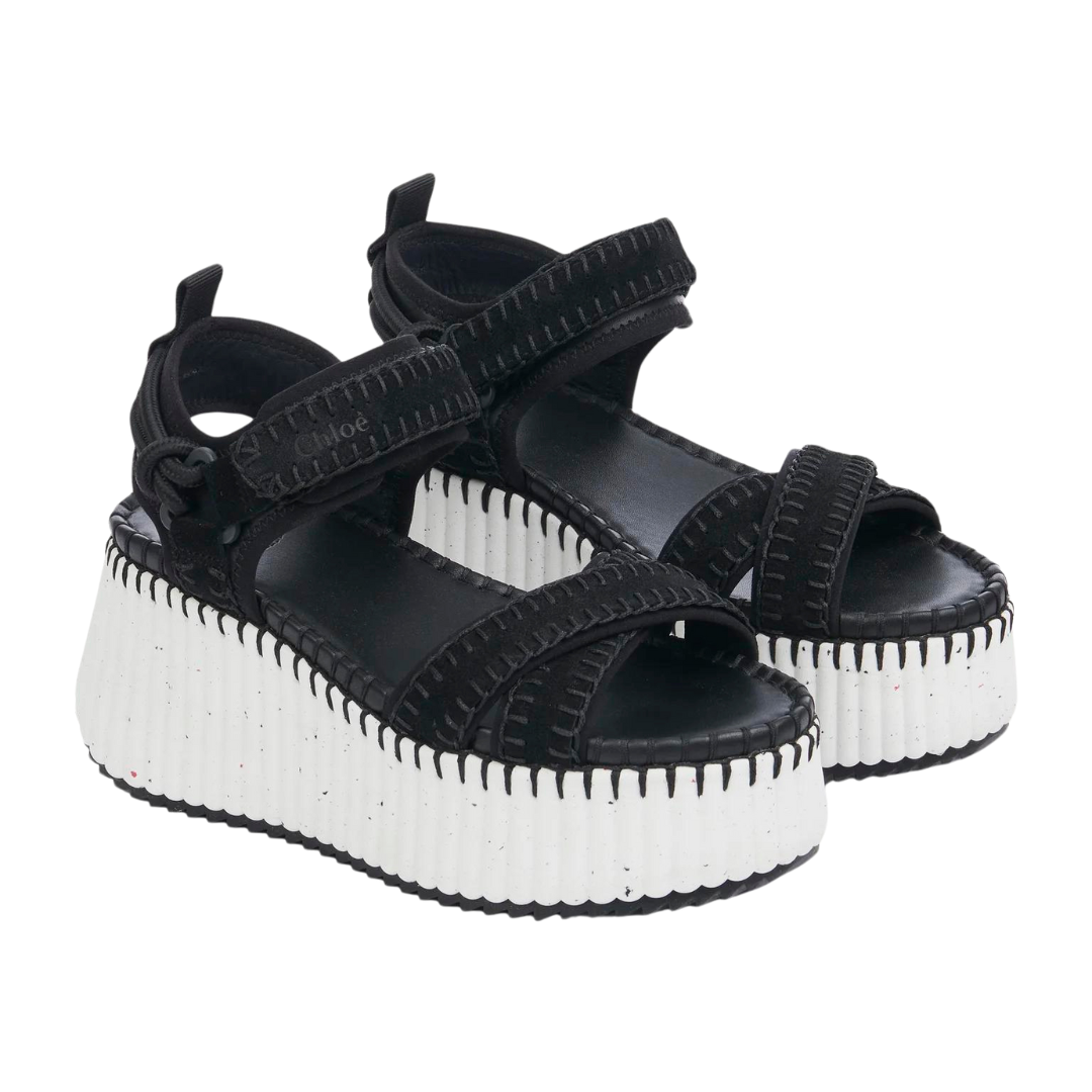 Nama Platform Sandals for Women - Comfortable High Wedge Heel Summer Beach Shoes | Perfect for Walking, Travel, and Outdoor Activities