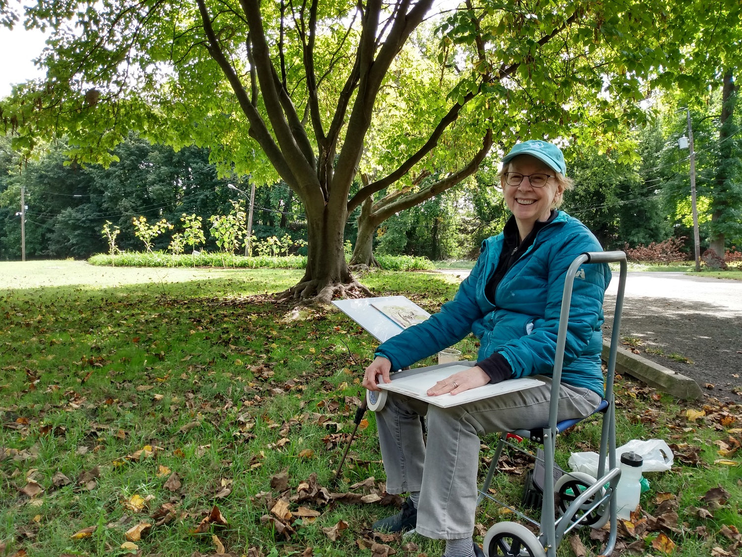 Keith Leitner's Plein Air Painting Kit for Fairmount Park Historic Houses - Perfect for Outdoor Art & Landscape Painting Enthusiasts