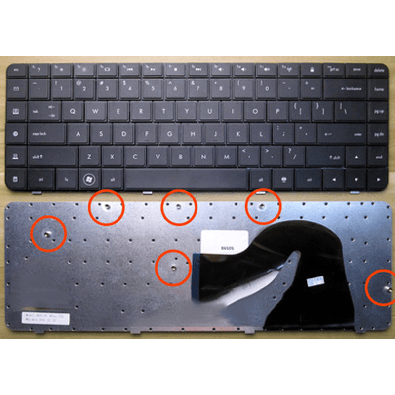 Original HP Compaq Laptop Keyboard Replacement - Model 599602-001 / AEAX6U00110 / V112346AS1 - Compatible with HP Compaq Business Laptops - Perfect for Office Work, Typing & Productivity Tasks