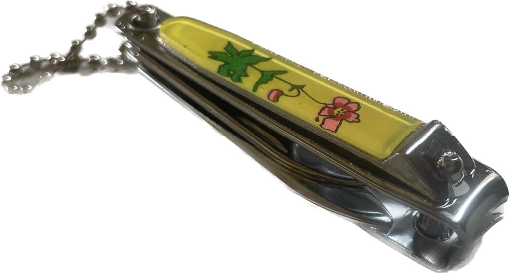 Premium Yellow Nail Clipper - Professional Stainless Steel Nail Cutter for Men & Women - Perfect for Travel, Home, and Salon Use