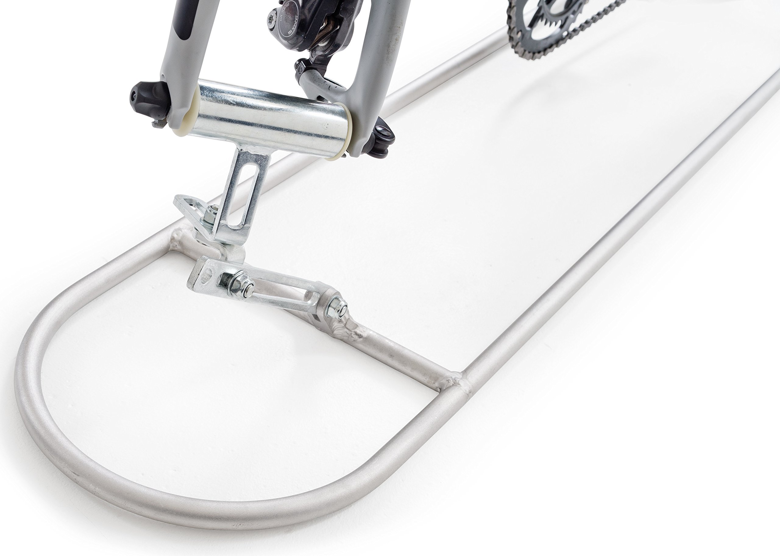 ASF Aluminum Bike Mount Stand - Secure Bicycle Storage for Travel Bags & Hard Cases | Perfect for Garage, RV & Airplane Transport