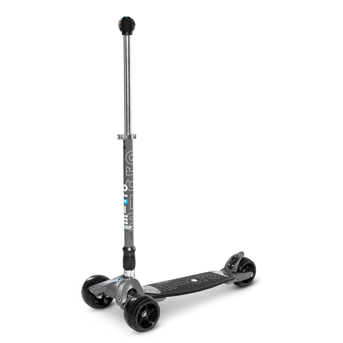 Micro Kickboard Monster 3 Wheel Adult Scooter - Volcano Grey | Commuter & Leisure Scooter for Urban Travel & Outdoor Fun