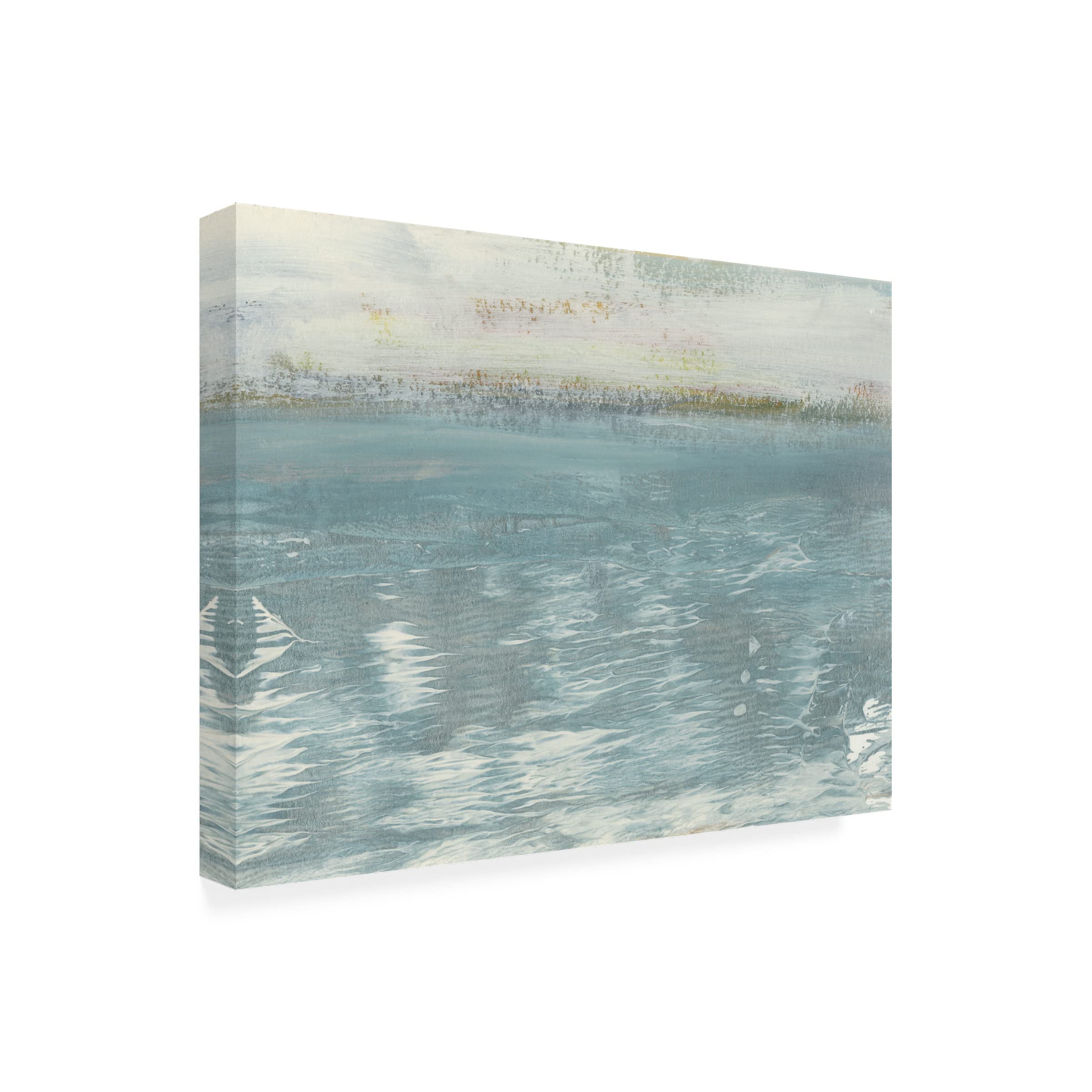 Trademark Fine Art 'Peace and Calm I' Canvas Wall Art by Lila Bramma - Serene Landscape Painting for Living Room, Bedroom & Office Decor