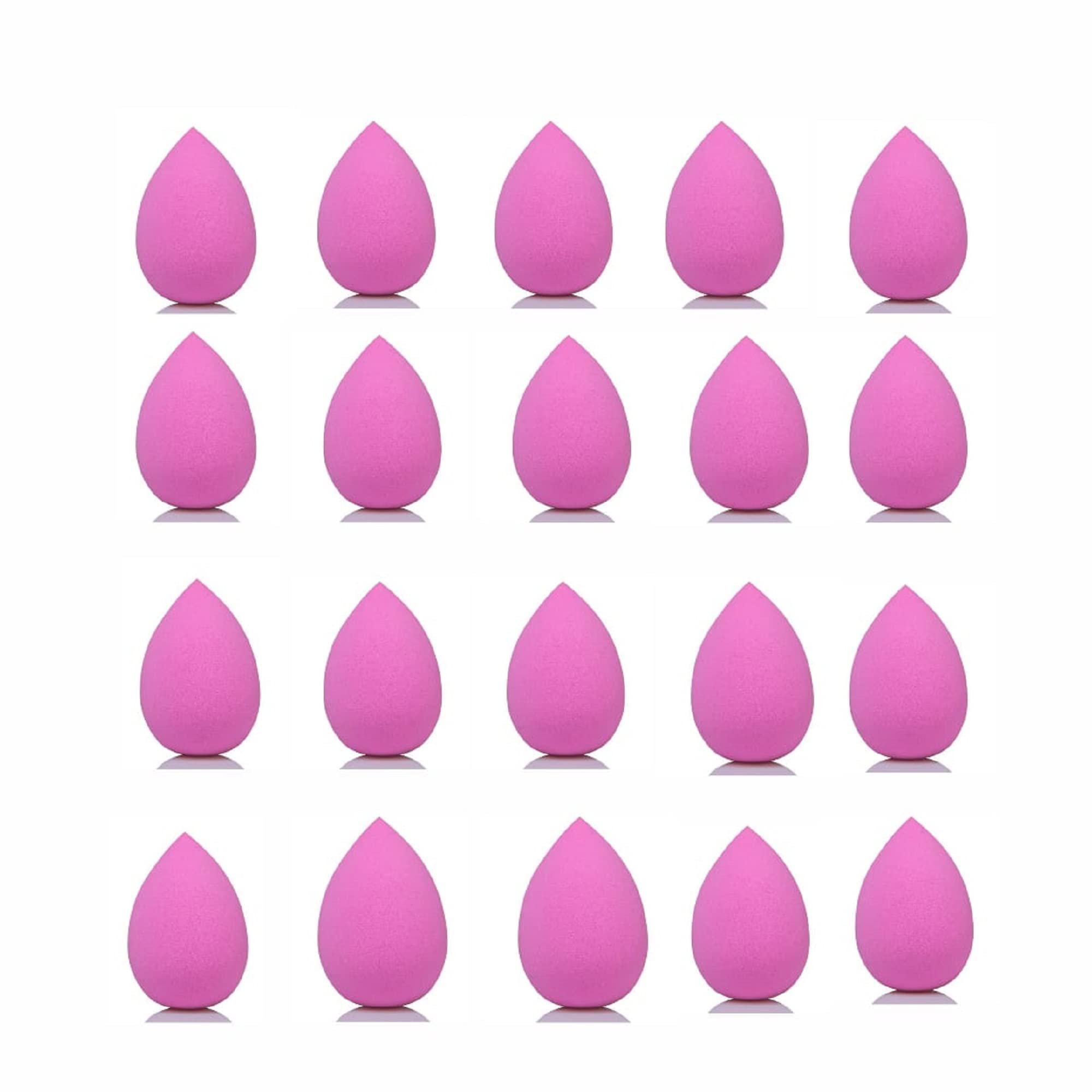 Mirabela Makeup Sponge Blender - Professional Beauty Blender for Flawless Foundation & Concealer Application | Pack of 20 | Soft Pink Makeup Sponges for Makeup Artists & Beginners | Perfect for Daily Use & Professional Makeup Kits