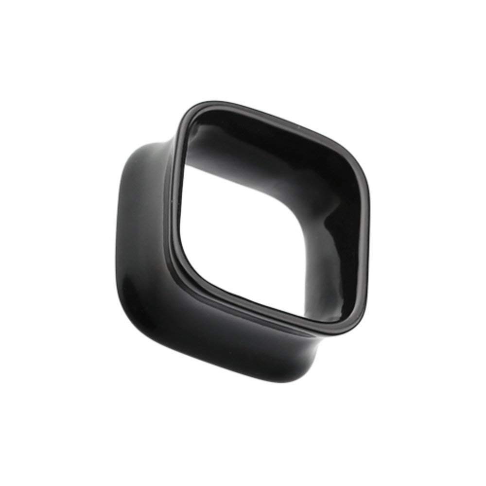 Double Flared Square Tunnel Ear Gauge Plug - Stylish Body Jewelry for Stretching