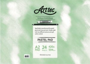 Artec Pastel Pad A3 - 24 Sheets (297 x 420mm) | Premium Soft Pastel Paper for Artists | Ideal for Sketching, Drawing & Blending Techniques