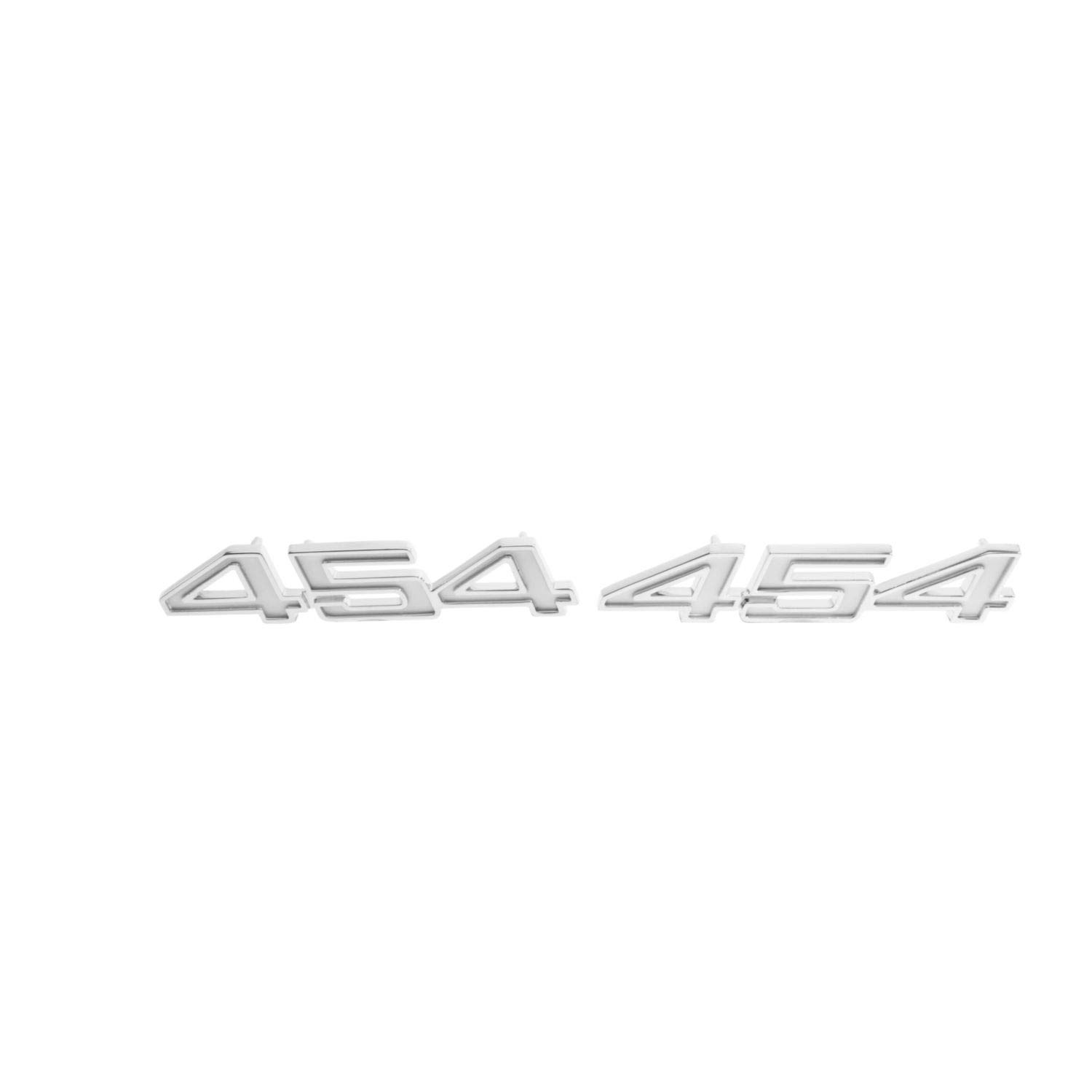 1970-1974 Chevrolet 454 Full Size Front Fender Emblem - OEM Style Replacement for Classic Car Restoration & Customization - Perfect for Chevy Muscle Car Enthusiasts & Show Vehicles
