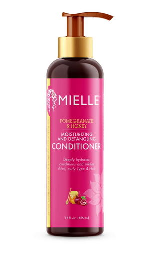 Mielle Pomegranate Honey Leave-In Conditioner 32oz - Hydrating & Nourishing Hair Treatment for Curly, Dry & Damaged Hair - Perfect for Daily Moisture & Repair
