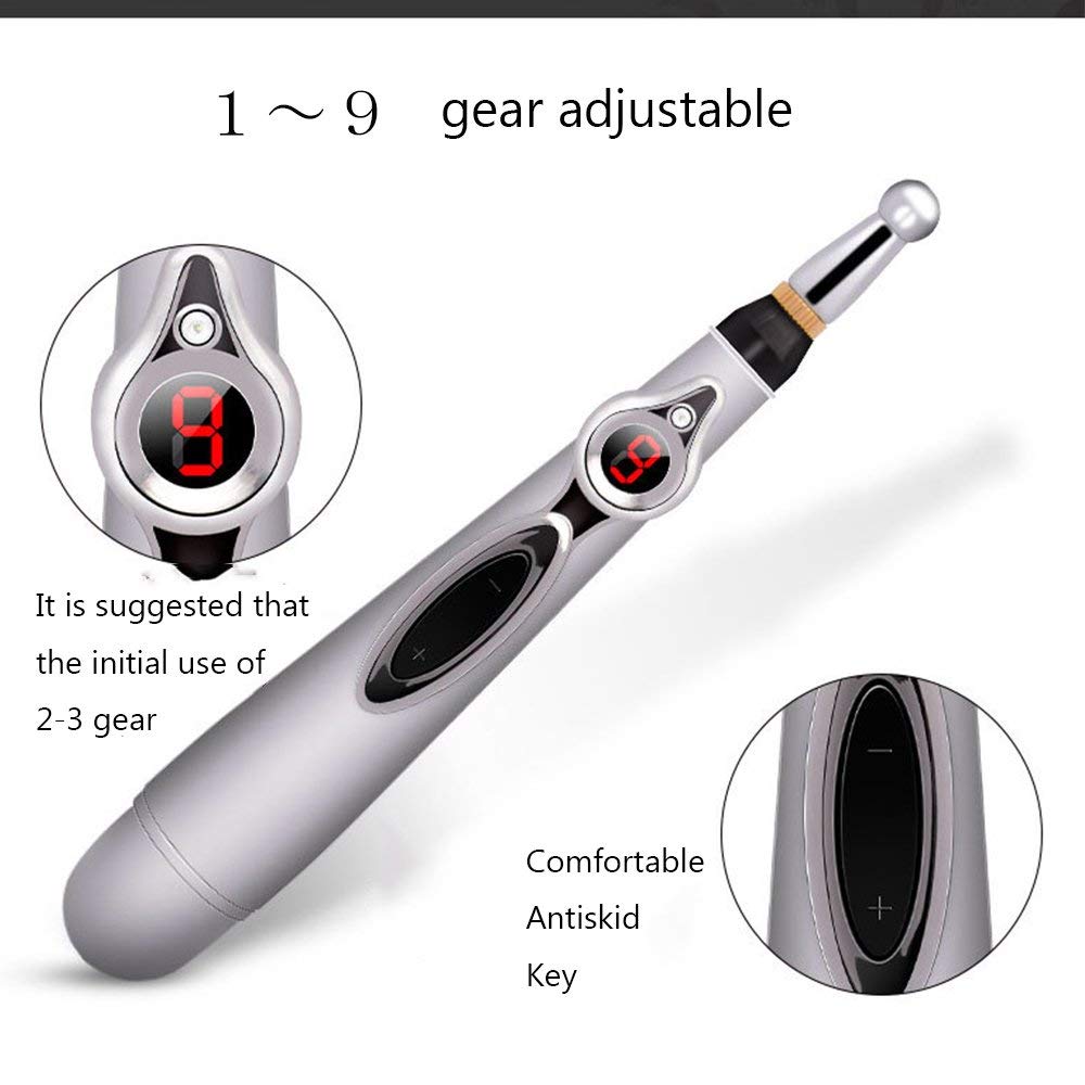 Electronic Acupuncture Pen for Pain Relief - Portable Muscle Stimulator for Back, Neck & Joint Pain - Perfect for Home & Travel Use