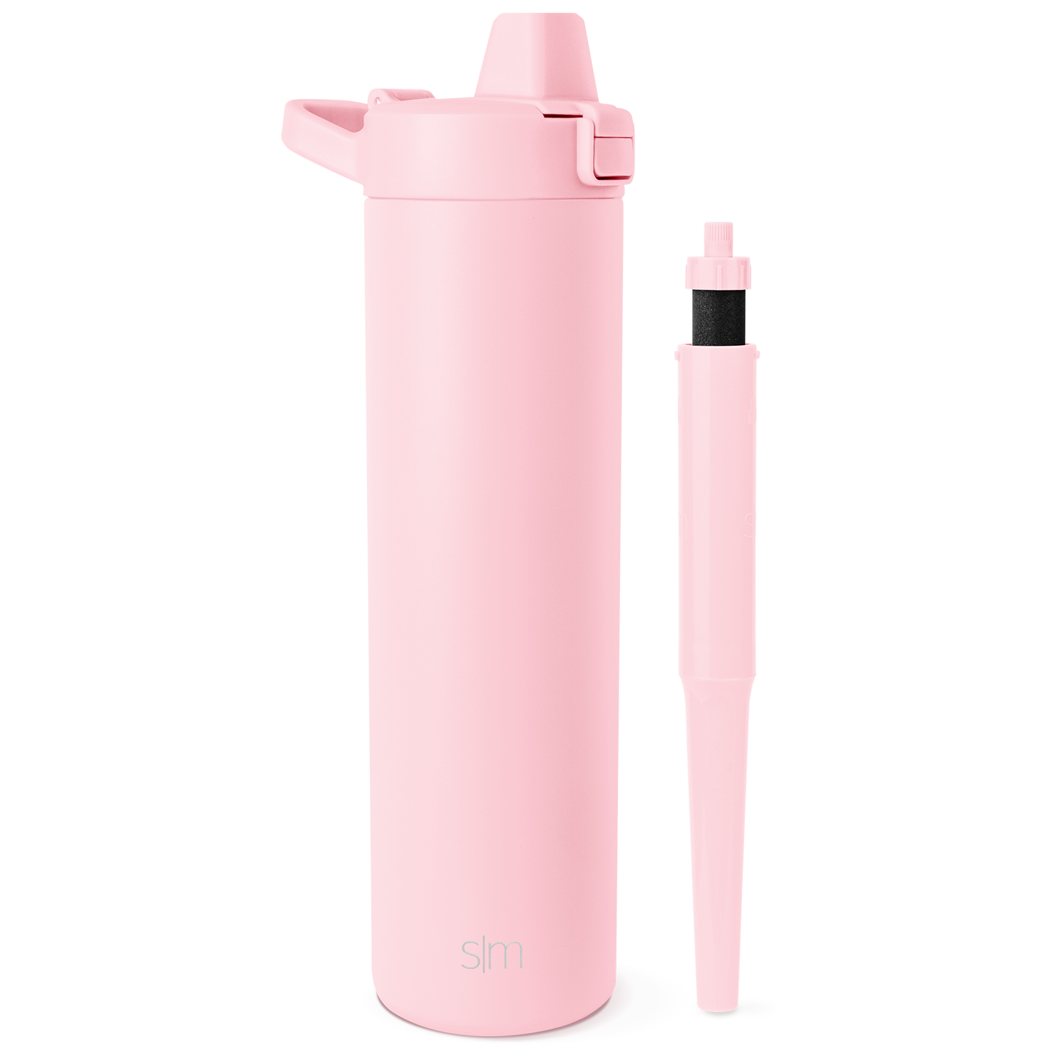 Stainless Steel Flip Straw Lid with Simple Filter - Perfect for Tumbler Cups, Water Bottles & Travel Mugs - Leakproof & Reusable Drinking Accessory