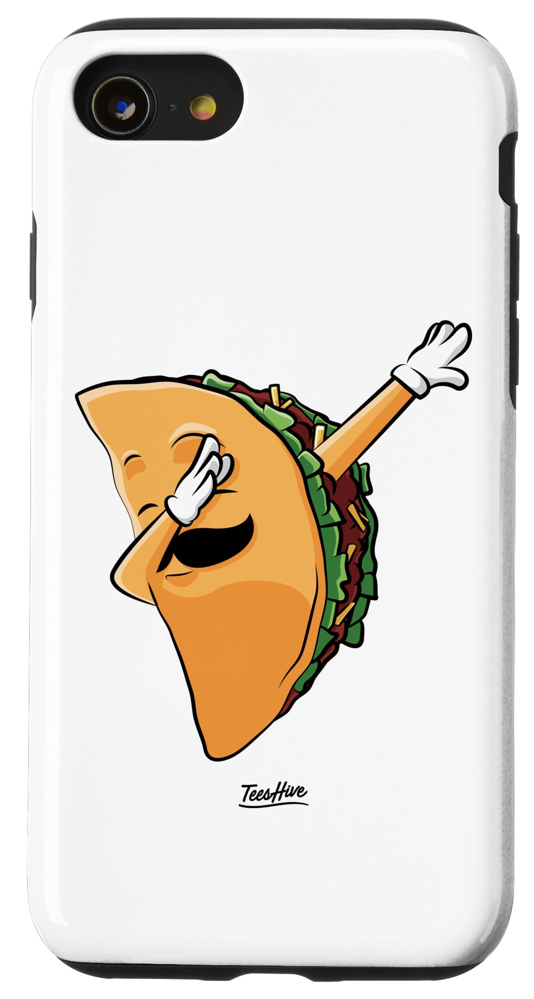 Dabbing Taco iPhone SE (2020) / 7 / 8 Phone Case - Funny Protective Cover for Apple iPhone SE 2nd Gen, iPhone 7 & 8 - Perfect for Taco Lovers & Humor Enthusiasts