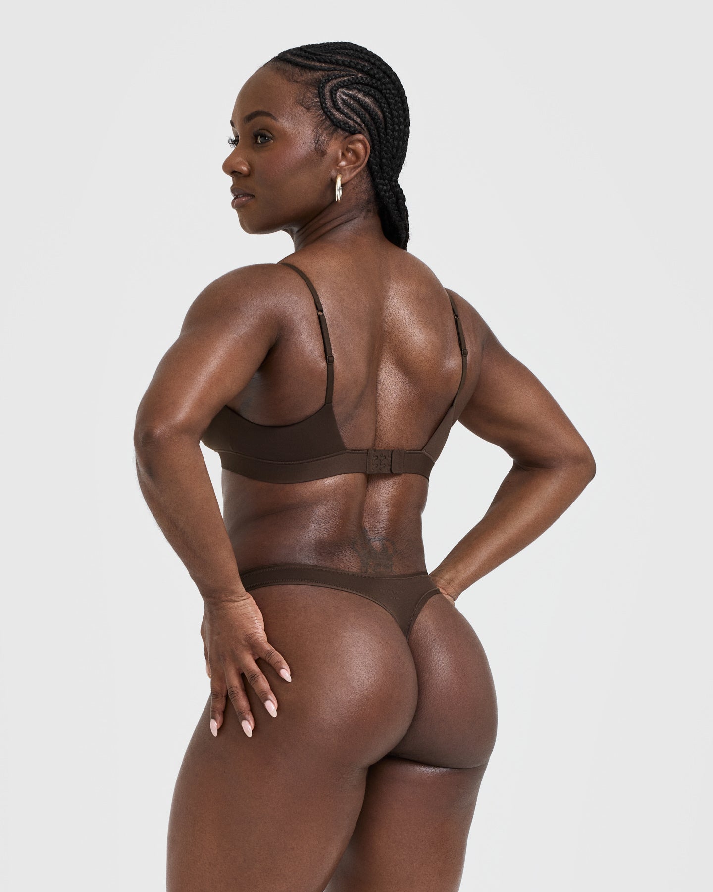 Silhouette Bralette - Nude Lace Underwire Bra Size 5 | Comfortable Seamless Support for Everyday Wear | Perfect for Yoga, Lounge & Layering Under Clothes