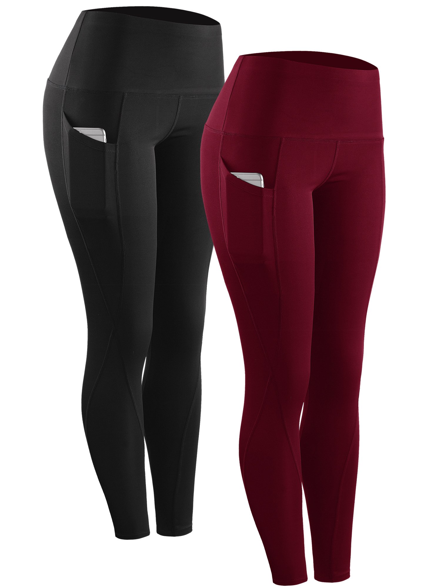 NELEUS High Waist Yoga Running Workout Leggings with Pockets - Women's Tummy Control Athletic Pants for Gym, Jogging & Daily Wear
