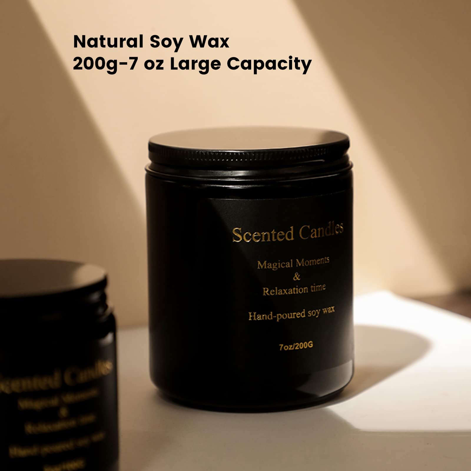 Citronella Scented Soy Candle - 7oz Premium Aromatic Candle for Home, Gifts & Outdoor Use - Long Lasting 40-Hour Burn Time - Natural Mosquito Repellent & Weed Odor Eliminator - Perfect for Patio, Garden, and Indoor Spaces