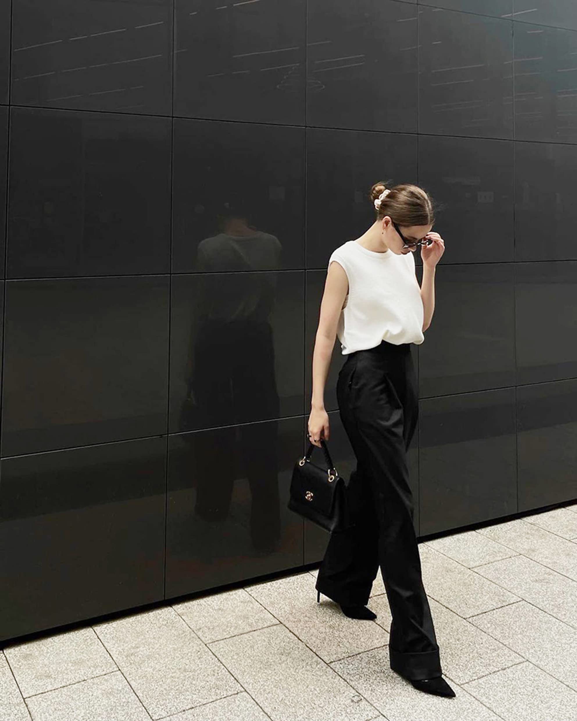 Women's High Waisted Wide Leg Trousers - Black Business Casual Pants for Work & Office | Straight Leg Long Pants for Professional Women | Perfect for Office Wear, Business Meetings & Formal Occasions