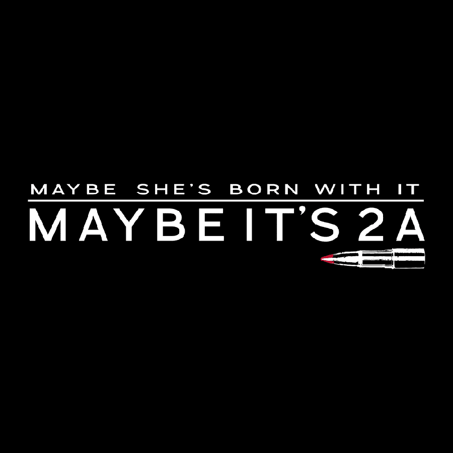 Women's Maybe It 2A V-Neck T-Shirt in Black - Soft Casual Tee for Everyday Wear & Layering