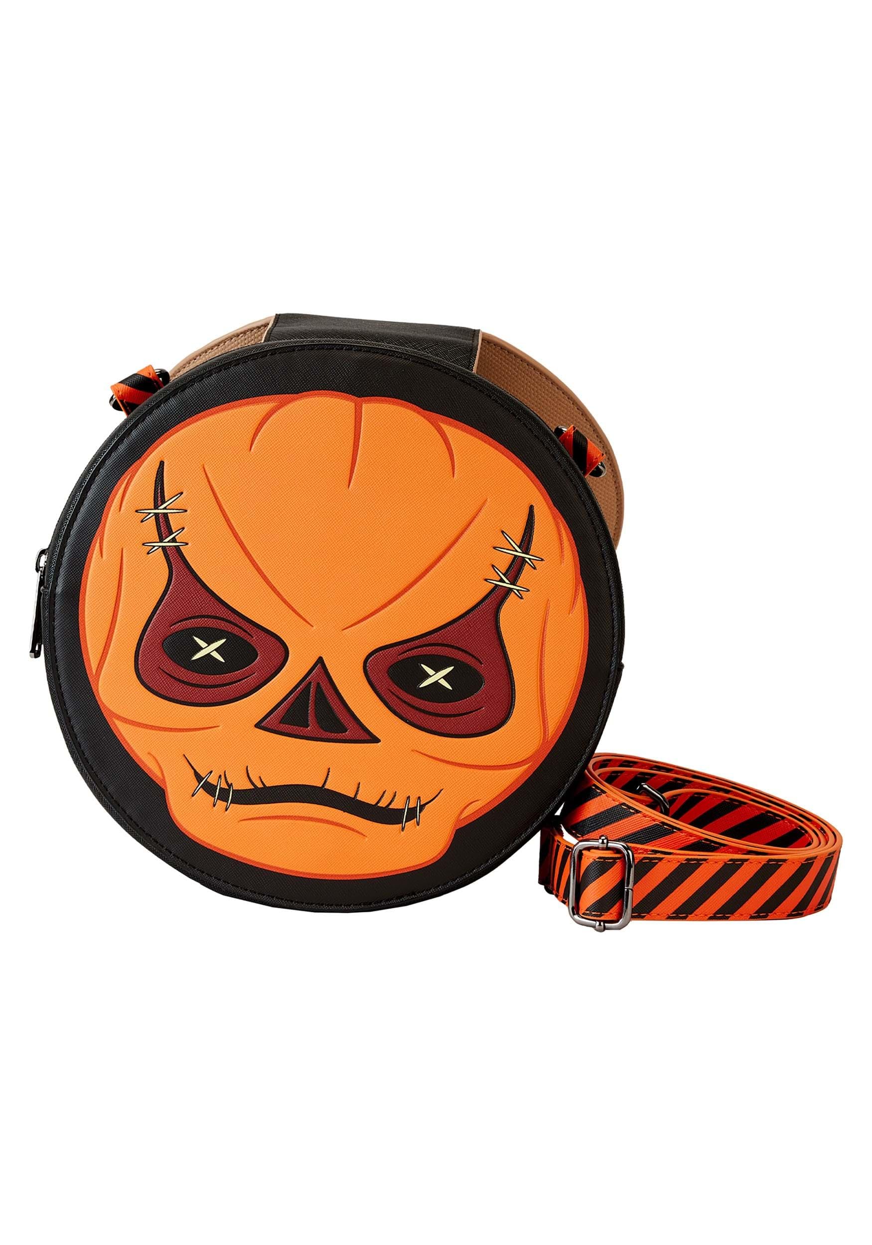 Trick 'r Treat Sam Pumpkin Crossbody Bag - Halloween Horror Movie Inspired Purse for Women & Girls - Perfect for Cosplay, Trick or Treating & Halloween Parties