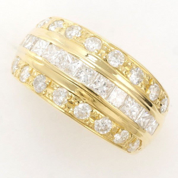 18K Yellow Gold Diamond Ring for Women - Elegant Solitaire Engagement & Wedding Band - Perfect for Proposals, Anniversaries, and Special Occasions
