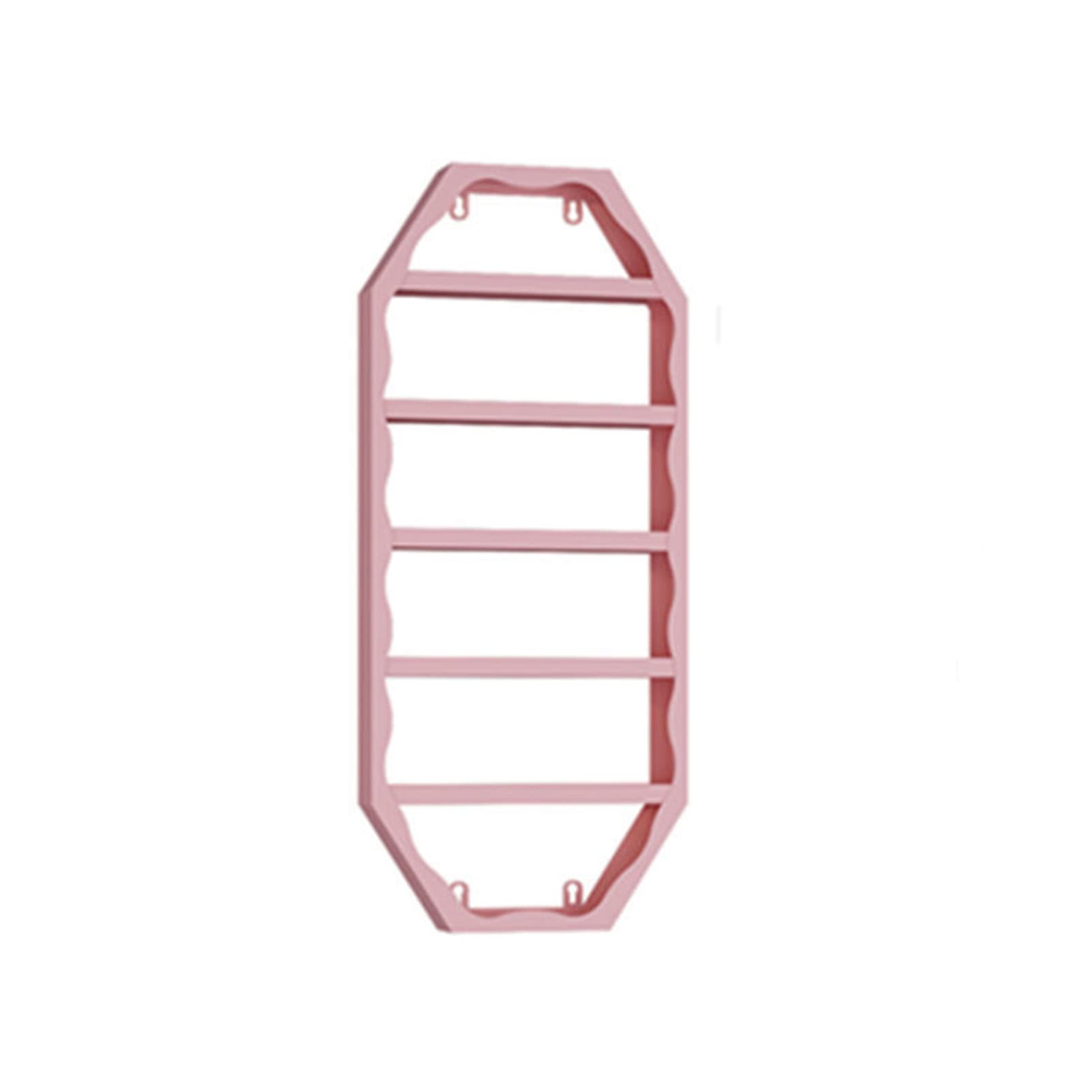 6-Tier Wrought Iron Nail Polish Display Stand - Wall Mounted Storage Rack for Salon & Spa - Essential Oil Organizer - Perfect for Nail Polish, Perfume & Beauty Product Organization in Professional Salons, Home Decor or Retail Stores