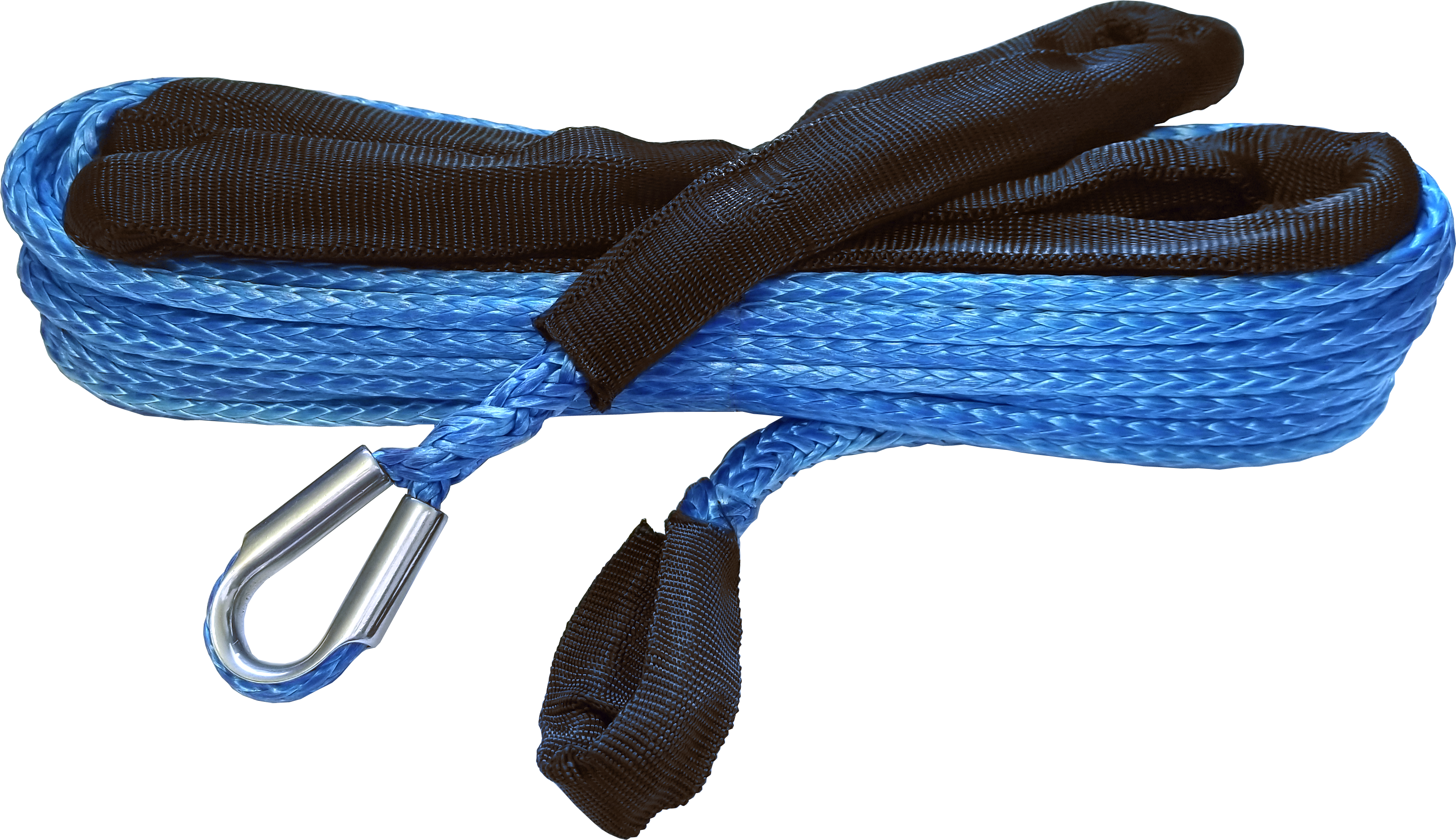 1/4 Inch x 50 Feet Synthetic Blue Extension Rope - Heavy Duty Outdoor/Indoor Use for Camping, Climbing, Hiking & DIY Projects