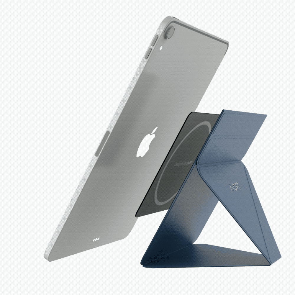 MOFT Snap Tablet Stand - Adjustable & Portable Phone & iPad Holder for Desk, Travel, and Hands-Free Viewing - Perfect for Work, Study, and Entertainment