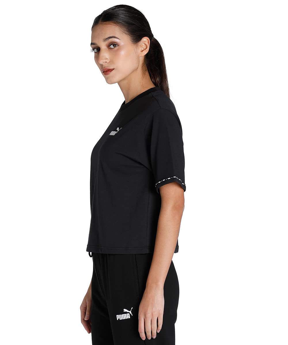PUMA Women's Power Tape Tee - Comfortable Athletic T-Shirt for Running, Gym & Casual Wear | Moisture-Wicking Fabric for Active Lifestyles