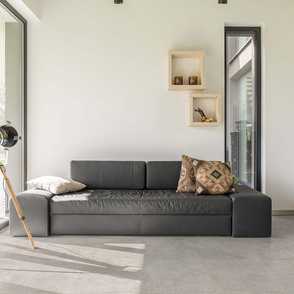 Premium Essen Grey 600x600mm Matte Porcelain Floor Tile - Durable Ceramic Tiles for Living Room, Kitchen & Bathroom Renovation