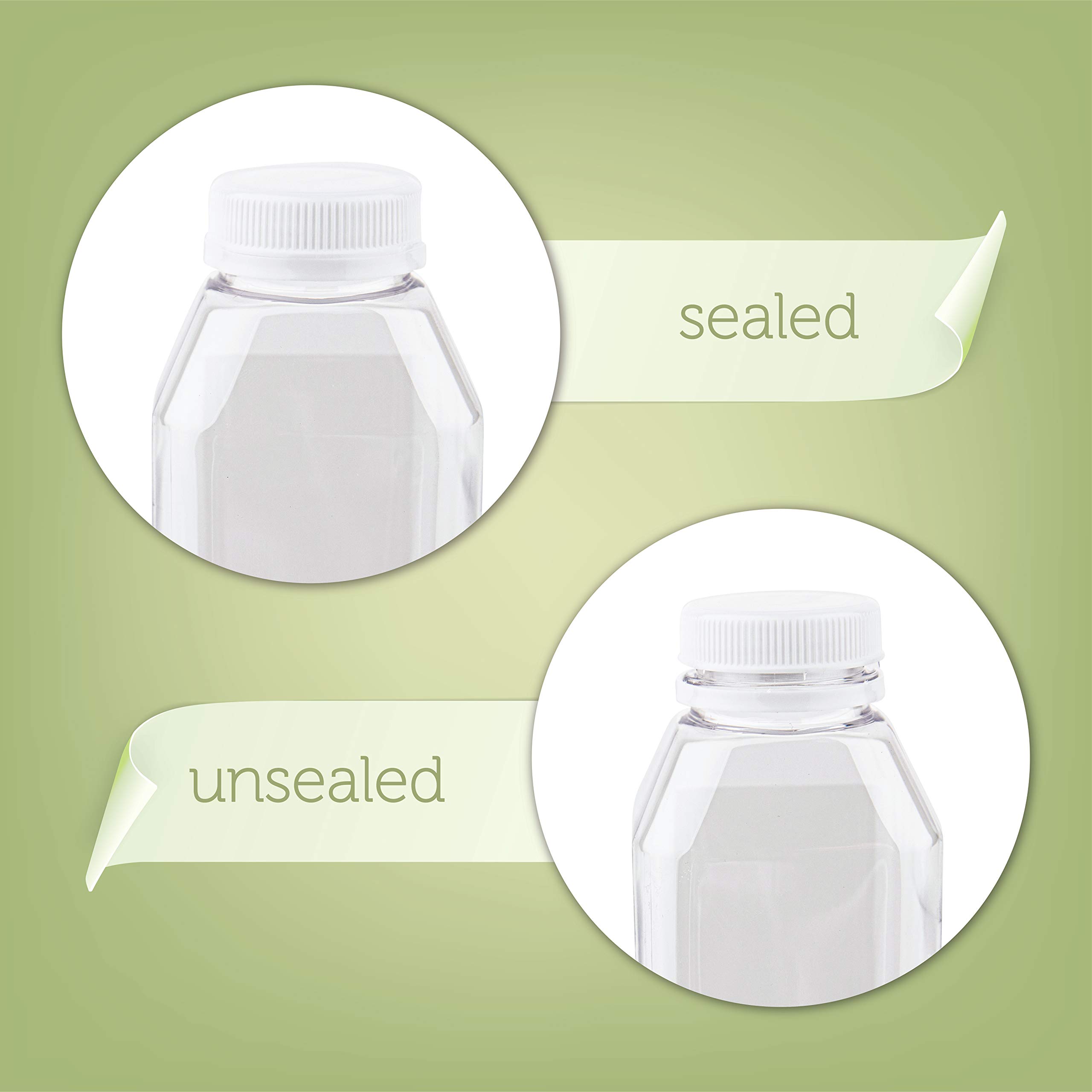 12 Oz BPA-Free Disposable Juice Bottles with Caps - Clear Reusable Plastic Smoothie Containers for Grab & Go Drinks, Juicing & Meal Prep - Leak-Proof 160-Pack Beverage Bottles for Home, Office, Gym & Outdoor Activities