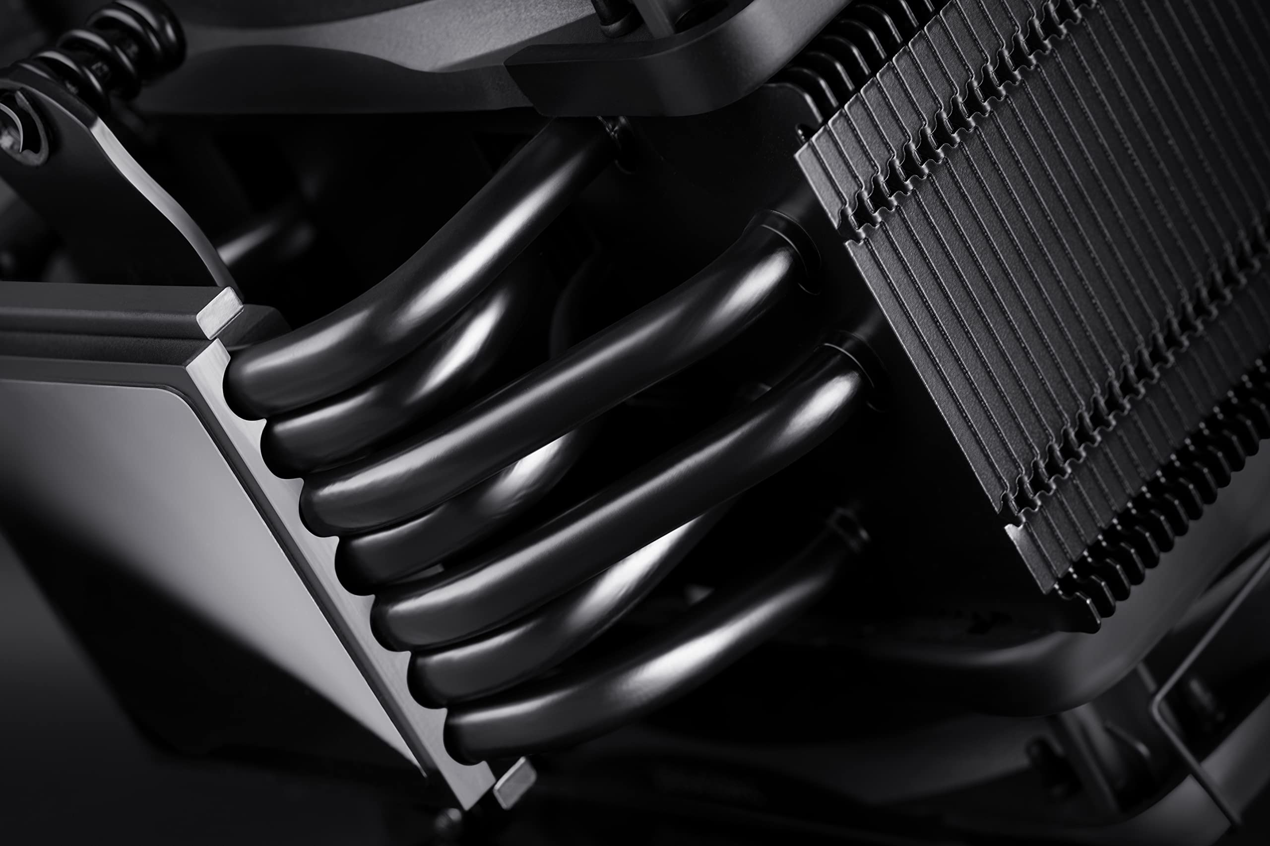 Noctua NH-U12A chromax.Black Premium CPU Cooler - 120mm Single Tower Heatsink with Dual NF-A12x25 PWM Fans for High Performance Cooling | Perfect for Gaming PCs, Workstations & Silent Builds
