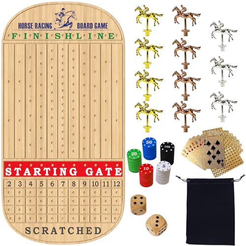 Wooden Horse Racing Game