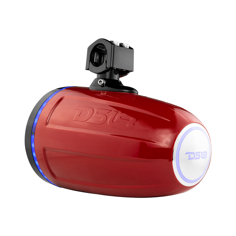 NXL 8 Marine and Powersports Towers LED RGB Lights - 125 Watts RMS, Red - Perfect for Boats, ATVs, and Off-Road Vehicles - Enhance Nighttime Visibility and Style