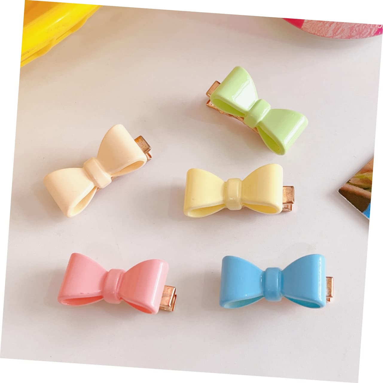 Minkissy 10pcs Hair Clips for Girls - Cute Toddler Hair Bows, Barrettes & Hairpins - Metal Hair Accessories for Kids, Students (Sweet & Stylish) - Perfect for School, Parties & Everyday Wear