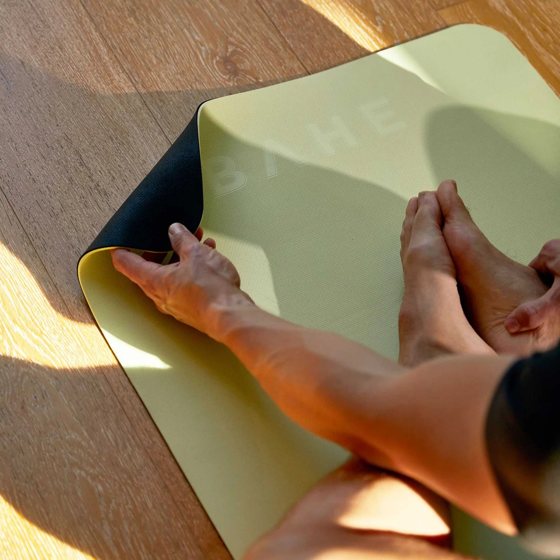 BAHE Soft Touch PRO Yoga Mat 61x173cm (5mm Thick) - Non-Slip, Eco-Friendly Exercise Mat for Yoga, Pilates & Home Workouts - Mint Green