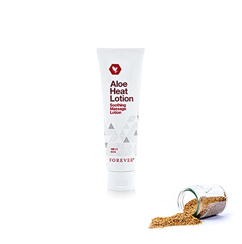 Forever Living Aloe Heat Lotion 4 fl oz - Soothing Muscle Pain Relief with Natural Aloe Vera - Perfect for Post-Workout Recovery & Arthritis Comfort
