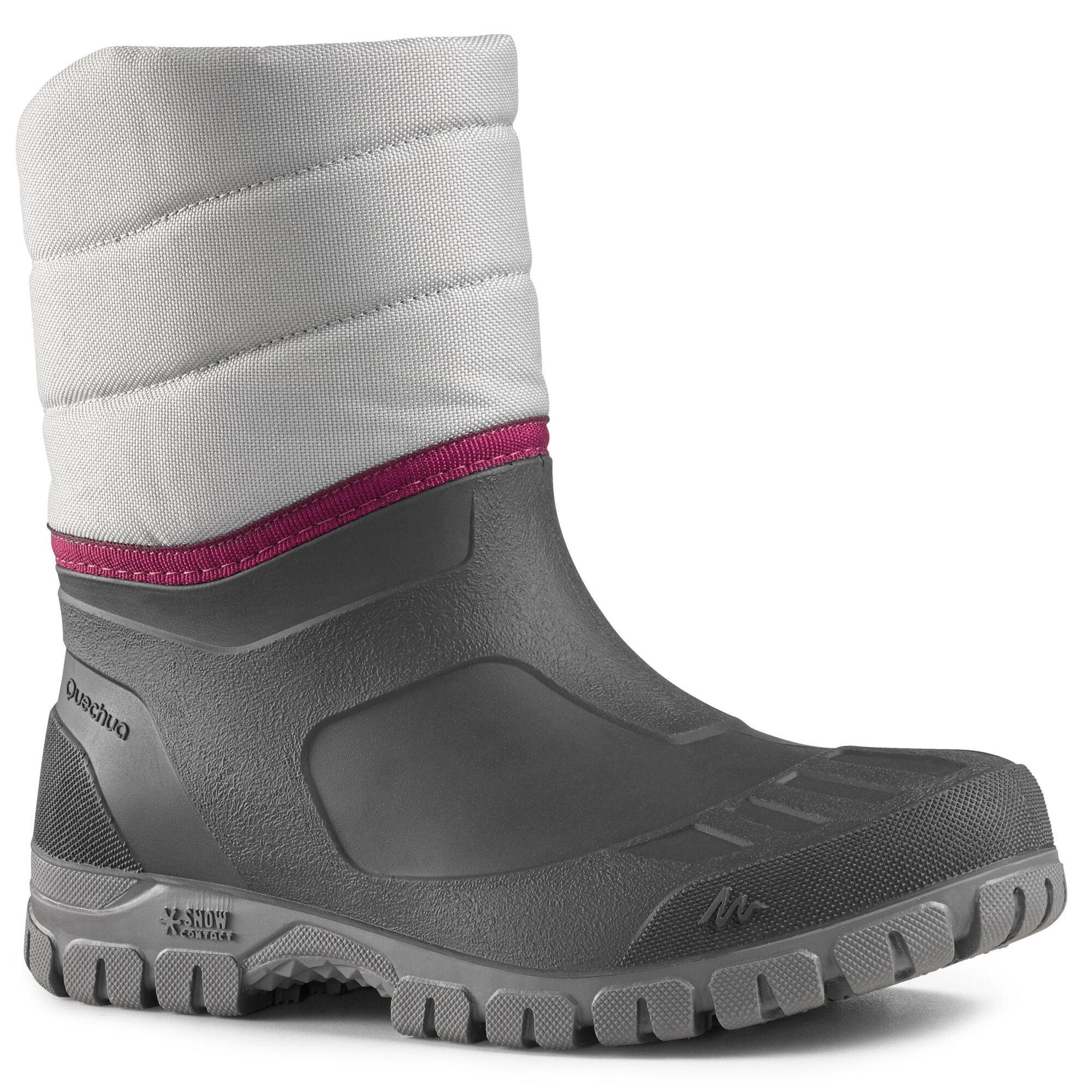 Women's Waterproof Snow Hiking Boots SH100 - Winter Warm Mid-Calf Boots for Outdoor Trekking & Snowy Adventures
