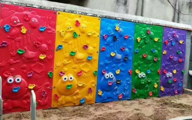 Best Indoor/Outdoor Climbing Wall for Kids & Adults - Rock Climbing Training Equipment for Home Gym, Playground & Backyard - Durable & Safe for Fitness & Adventure Training