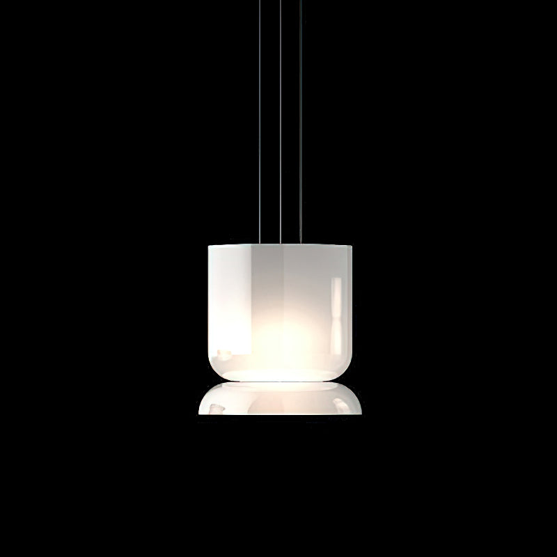 Modern Alba LED Glass Pendant Light - Dimmable Hanging Fixture for Kitchen Island, Dining Room & Bedroom Lighting | Energy Efficient & Stylish Home Decor