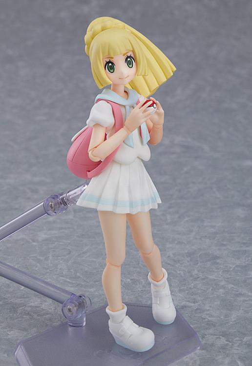 Figma #392 Lively Lillie Pokemon Action Figure - Collectible Anime Character Model for Display & Gifts | Perfect for Anime Fans, Pokemon Collectors & Home Decor